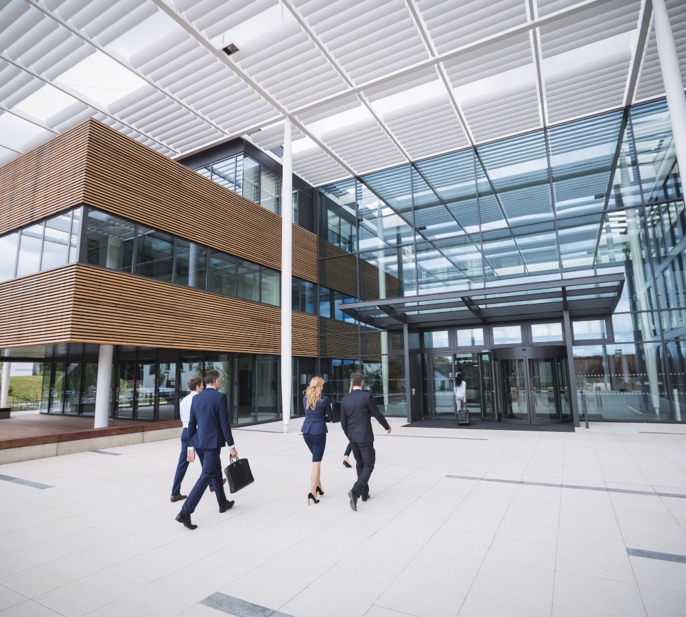 WROCLAW, POLAND - NOVEMBER, 2019.  Street of cozy courtyard of modern residential buildings district with parked cars. No people.